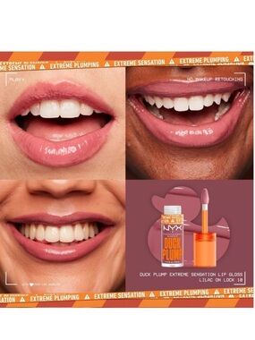 ✨ NYX Duck Plump Lip Gloss Lilac on Lock  | Sealed | Full Size ✨